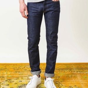 NWOT A.P.C. New Standard Jean Classique Raw Indigo Jeans Size 32